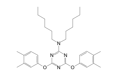 2-(Dihexylamino)-4,6-bis-(3,4-dimethylphenoxy)-1,3,5-triazine