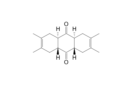 2,3,6,7-TETRAMETHYL-1,4,4A-ALPHA,5,8,8A-BETA,9A-BETA,10A-ALPHA-OCTAHYDROANTHRACENE-9,10-DIONE