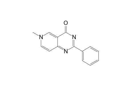 6-Methyl-2-phenyl-pyrido(4,3-D)pyrimidin-4-one