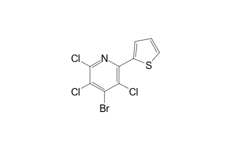 4-Bromo-2,3,5-trichloro-6-(thiophen-2-yl)pyridine