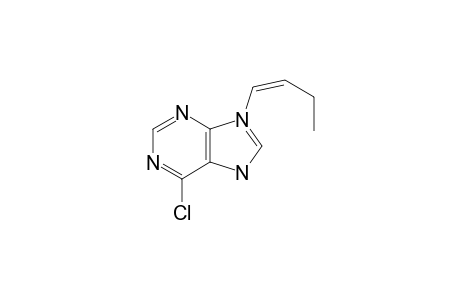 (Z)-9-(BUT-1-EN-1-YL)-6-CHLORO-9H-PURINE