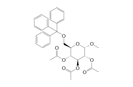 Methyl 2,3,4-tri-O-acetyl-6-O-tritylhexopyranoside