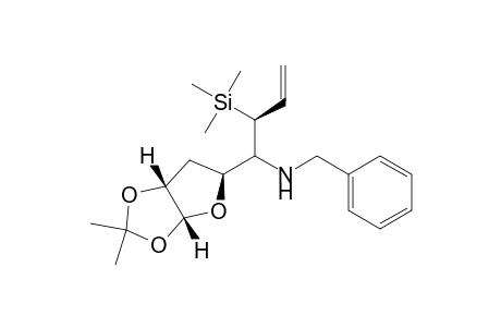 Furo[2,3-d]-1,3-dioxole-5-methanamine, tetrahydro-2,2-dimethyl-N-(phenylmethyl)-.alpha.-[1-(trimethylsilyl)-2-propenyl]-, [3aR-[3a.alpha.,5.alpha.[S*(S*)],6a.alpha.]]-