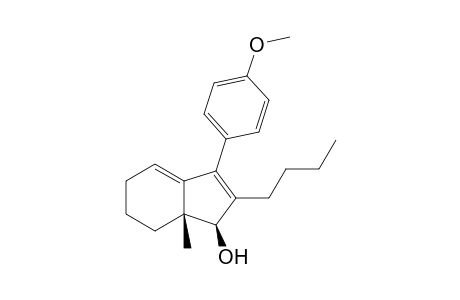 (1R*,7aR*)-2-Butyl-3-(4-methoxyphenyl)-7a-methyl-5,6,7,7a-tetrahydro-1H-inden-1-ol