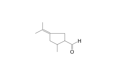 Cyclopentan-1-al, 4-isopropylidene-2-methyl-