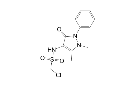 1-Chloranyl-N-(1,5-dimethyl-3-oxidanylidene-2-phenyl-pyrazol-4-yl)methanesulfonamide