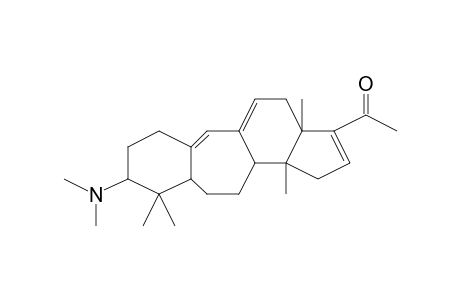 1-[9-(Dimethylamino)-3a,10,10,12b-tetramethyl-1,3a,4,7,8,9,10,10a,11,12,12a,12b-dodecahydrobenzo[4,5]cyclohepta[1,2-E]inden-3-yl]ethanone