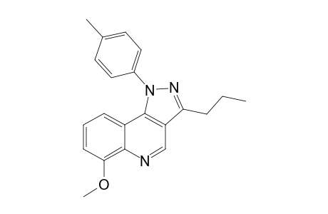 1-(4-Methylphenyl)-3-propyl-6-methoxypyrazolo[4,3-c]quinoline