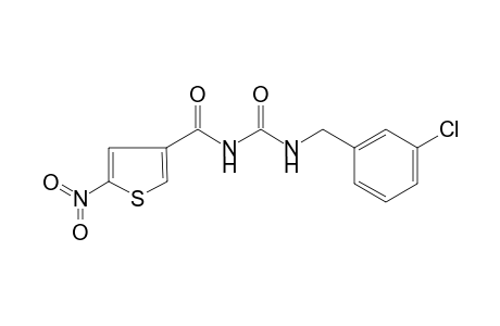 1-(m-chlorobenzyl)-3-(5-nitro-3-thenoyl)urea