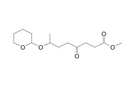 4-Oxo-7-(tetrahydropyran-2-yloxy)-octanoic acid, methyl ester