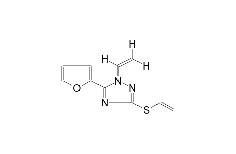 1-VINYL-3-VINYLTHIO-5-(2-FURYL)-1,2,4-TRIAZOLE