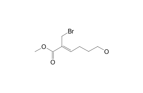 (Z)-6-hydroxy-2-(bromomethyl)-2-hexenoic acid, methyl ester