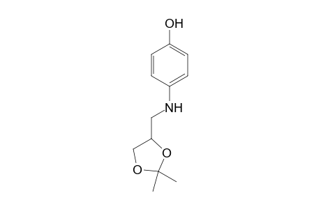 4-[4'-(p-Hydroxyphenyl)aminomethyl]-2,2-dimethyl-1,3-dioxacyclopentane