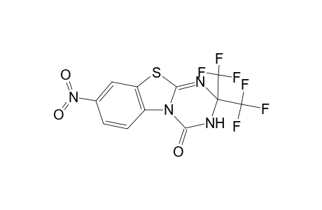 7-Nitro-2,2-bis-trifluoromethyl-2,3-dihydro-9-thia-1,3,4a-triaza-fluoren-4-one