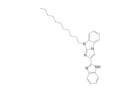 2-(2-Benzimidazolyl)-9-undecyl-9H-imidazo[2,1-b]benzimidazole