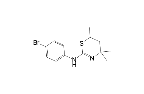 N-(4-Bromophenyl)-4,4,6-trimethyl-5,6-dihydro-4H-1,3-thiazin-2-amine