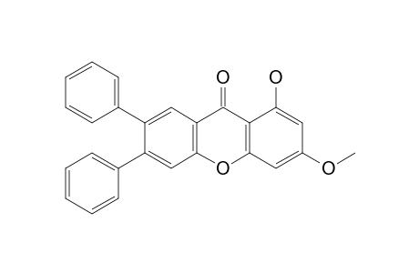 1-Hydroxy-3-methoxy-6,7-diphenyl-9H-xanthen-9-one