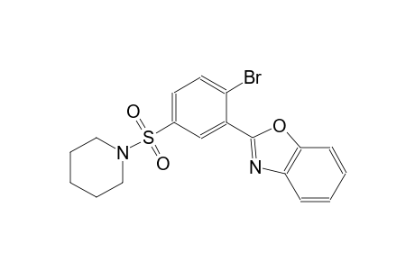 benzoxazole, 2-[2-bromo-5-(1-piperidinylsulfonyl)phenyl]-