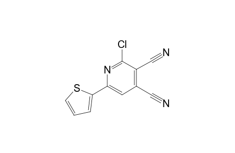 2-Chloro-6-(2-thienyl)pyridine-3,4-dicarbonitrile