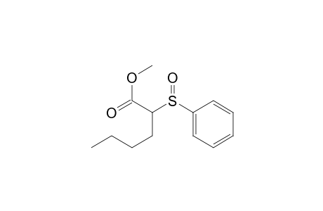 Methyl 2-phenylsulphinylhexanoate