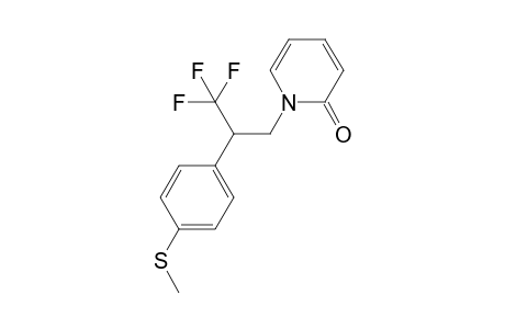 1-(3,3,3-Trifluoro-2-(4-(methylthio)phenyl)propyl)pyridin-2(1H)-one