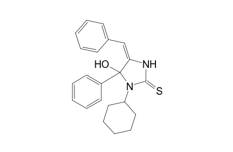 4-Benzylideney-1-cyclohexyl-5-hydroxy-5-phenyl imidazolidine-2-thione