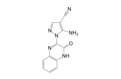 1H-pyrazole-4-carbonitrile, 5-amino-1-(3,4-dihydro-3-oxo-2-quinoxalinyl)-