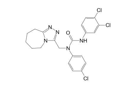 N-(4-chlorophenyl)-N'-(3,4-dichlorophenyl)-N-(6,7,8,9-tetrahydro-5H-[1,2,4]triazolo[4,3-a]azepin-3-ylmethyl)urea