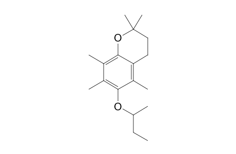 2,2,5,7,8-Pentamethyl-6-hydroxychroman, 2-butyl ether