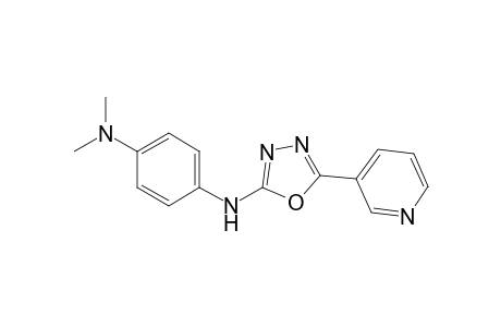 2-(3-Pyridyl)-5-[4-(N,N-dimethylamino)phenylamino]-1,3,4-oxadiazole