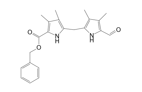 3,4-Dimethylpyrrole-2-carboxylic acid, 5-(5-formyl-3,4-dimethylpyrrol-2-yl)methyl-, benzyl ester