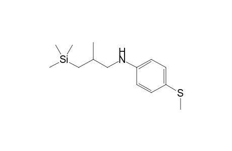 N-(2-Methyl-3-(trimethylsilyl)propyl)-4-(methylthio)aniline