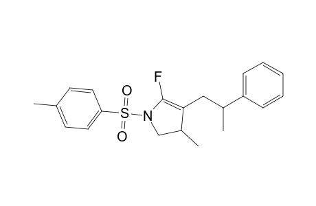 2-Fluoro-4-methyl-3-(2-phenylpropyl)-1-tosyl-2-pyrroline