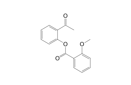 (2-acetylphenyl) 2-methoxybenzoate