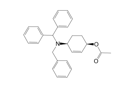 (1R*,4R*)-(Z)-1-acetoxy-4-[benzyl(diphenylmethyl)amino]cyclohex-2-ene