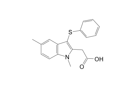 (1,5-dimethyl-3-phenylsulfanyl-1H-indol-2-yl)-acetic acid