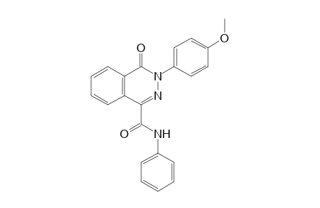 3,4-DIHYDRO-3-(p-METHOXYPHENYL)-4-OXO-1-PHTHALAZINECARBOXANILIDE