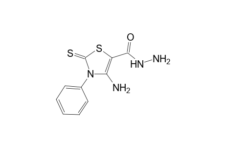 4-Amino-3-phenyl-2-sulfanylidene-1,3-thiazole-5-carbohydrazide
