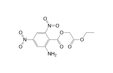 Benzoic acid, 2-amino-4,6-dinitro-, 2-ethoxy-2-oxoethyl ester