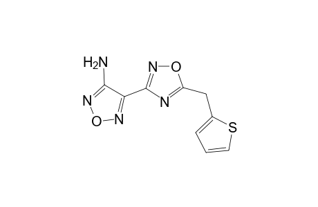 4-(5-Thiophen-2-ylmethyl-[1,2,4]oxadiazol-3-yl)-furazan-3-ylamine
