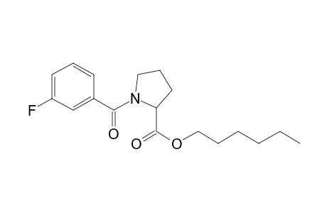 L-Proline, N-(3-fluorobenzoyl)-, hexyl ester