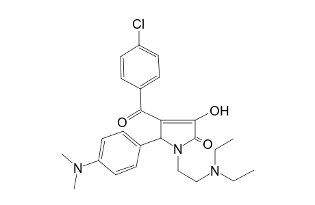 4-(4-Chloro-benzoyl)-1-(2-diethylamino-ethyl)-5-(4-dimethylamino-phenyl)-3-hydroxy-1,5-dihydro-pyrrol-2-one
