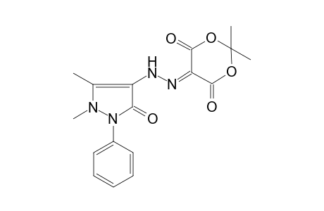 5-[(1,5-Dimethyl-3-oxo-2-phenyl-2,3-dihydro-1H-pyrazol-4-yl)-hydrazono]-2,2-dimethyl-[1,3]dioxane-4,6-dione
