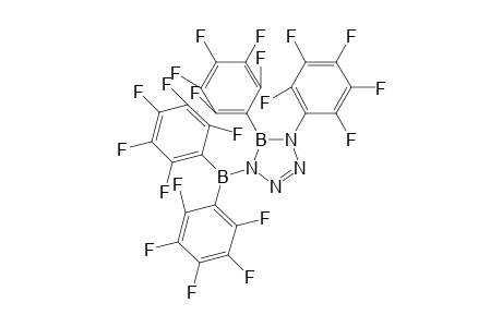 1-[Bis(pentafluorophenyl)boryl]-4,5-bis(pentafluorophenyl)-2-tetrazaboroline