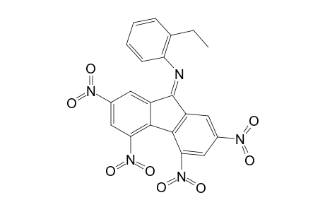 (2-ethylphenyl)-(2,4,5,7-tetranitrofluoren-9-ylidene)amine