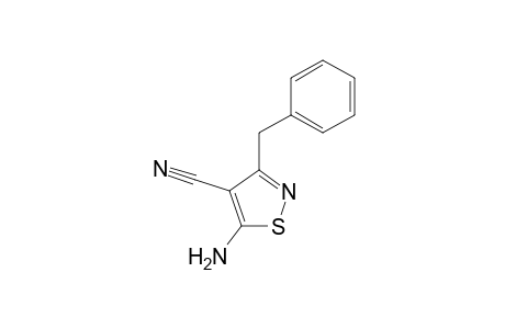4-Isothiazolecarbonitrile, 5-amino-3-(phenylmethyl)-