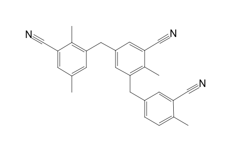 2,4',5-Trimethyl-3,3'-dicyano-5'-(4-methyl-3-cyanobenzyl)biphenylmethane