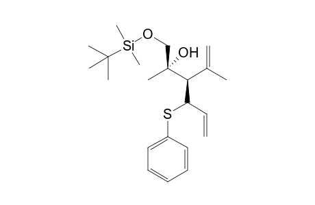 (2S,3R)-1-[(t-Butyldimethylsilyl)oxy]-2-methyl-3-(1'-methylethenyl)-4-phenylthio-5-hexen-2-ol