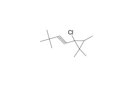 1-Chloro-1-(3,3-dimethyl-but-1-ynyl)-2,2,3-trimethyl-cyclopropane