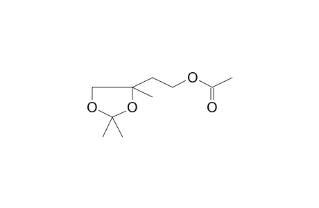 2-(2,2,4-Trimethyl-1,3-dioxolan-4-yl)ethyl acetate